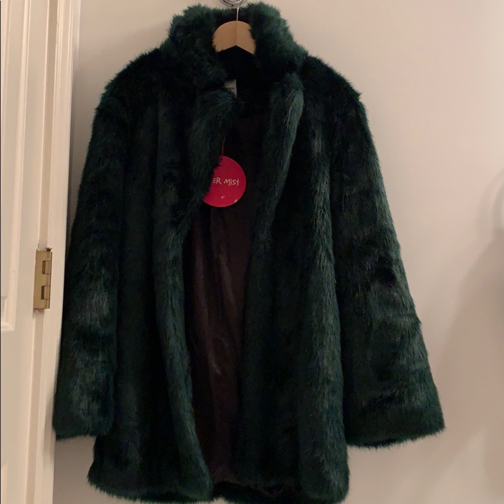 Tiger Mist faux fur coat